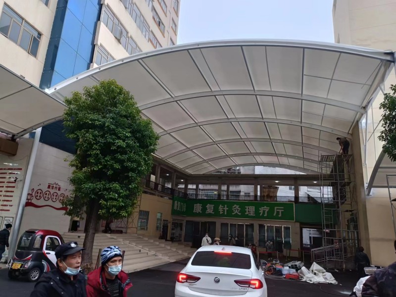 徐州经济技术开发区推拉雨棚定制厂家,仓库通道、卸货区移动伸缩棚搭建-2